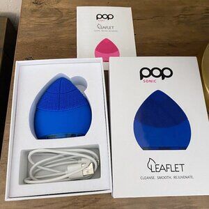 Pop Sonic Leaflet Facial Cleansing Device Blue